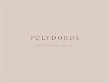 Tablet Screenshot of hotelpolydoros.gr